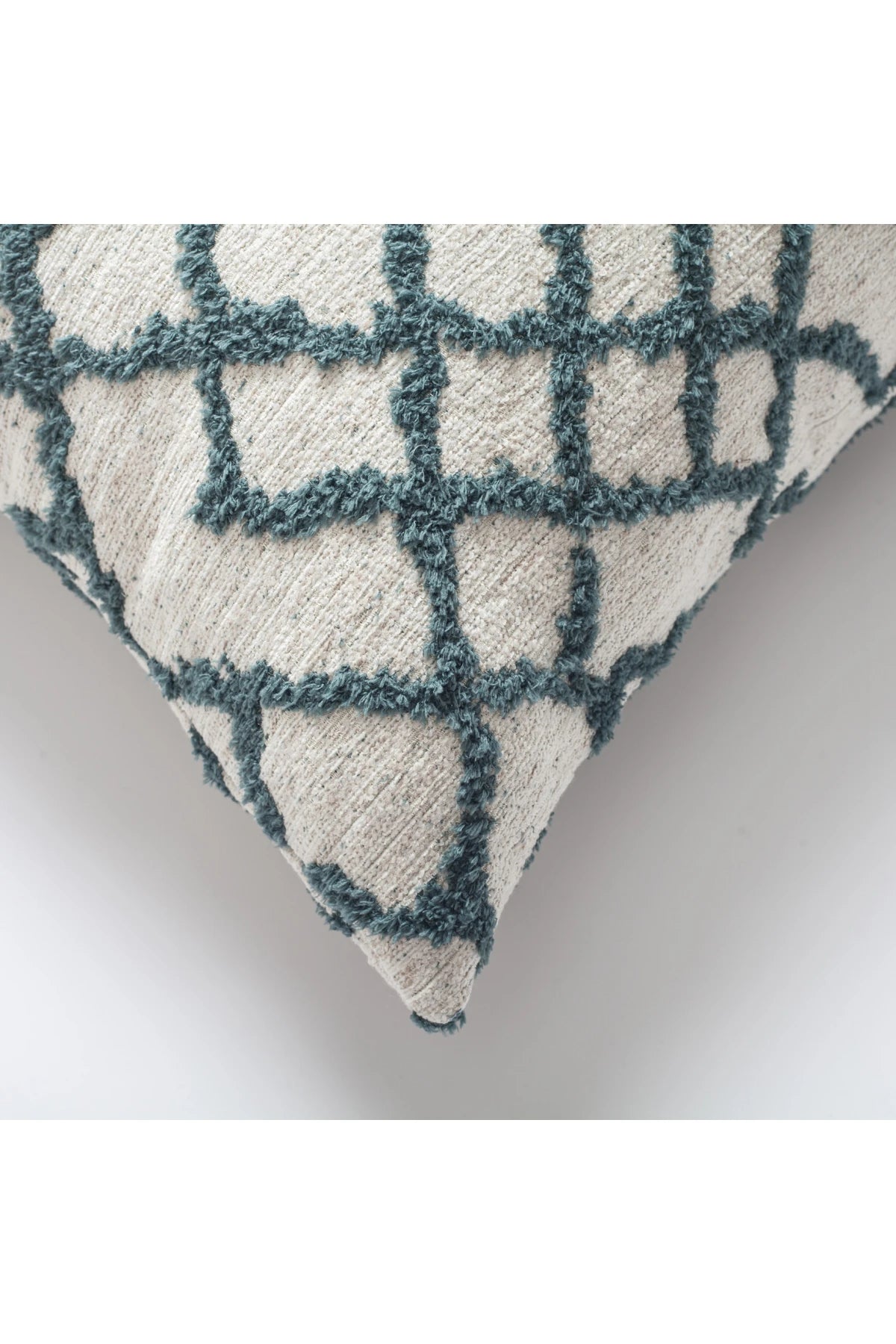 Maya - Etnik Kilim Desenli Kırlent 50x50 - Mavi