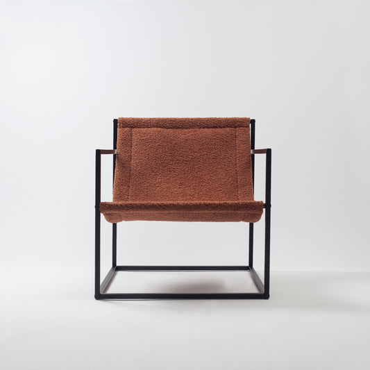 Bernie Chair Metal Koltuk - Kahverengi Bernie Chair