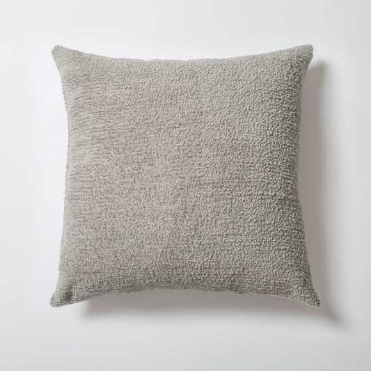 Cozy  - Sheepskin Dokulu Tüylü Kırlent 50x50 - Açık Gri Kırlent