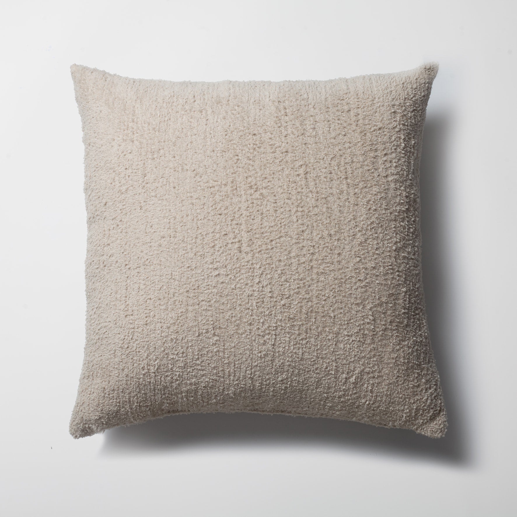 Cozy  - Sheepskin Dokulu Tüylü Kırlent 50x50 - Bej Kırlent