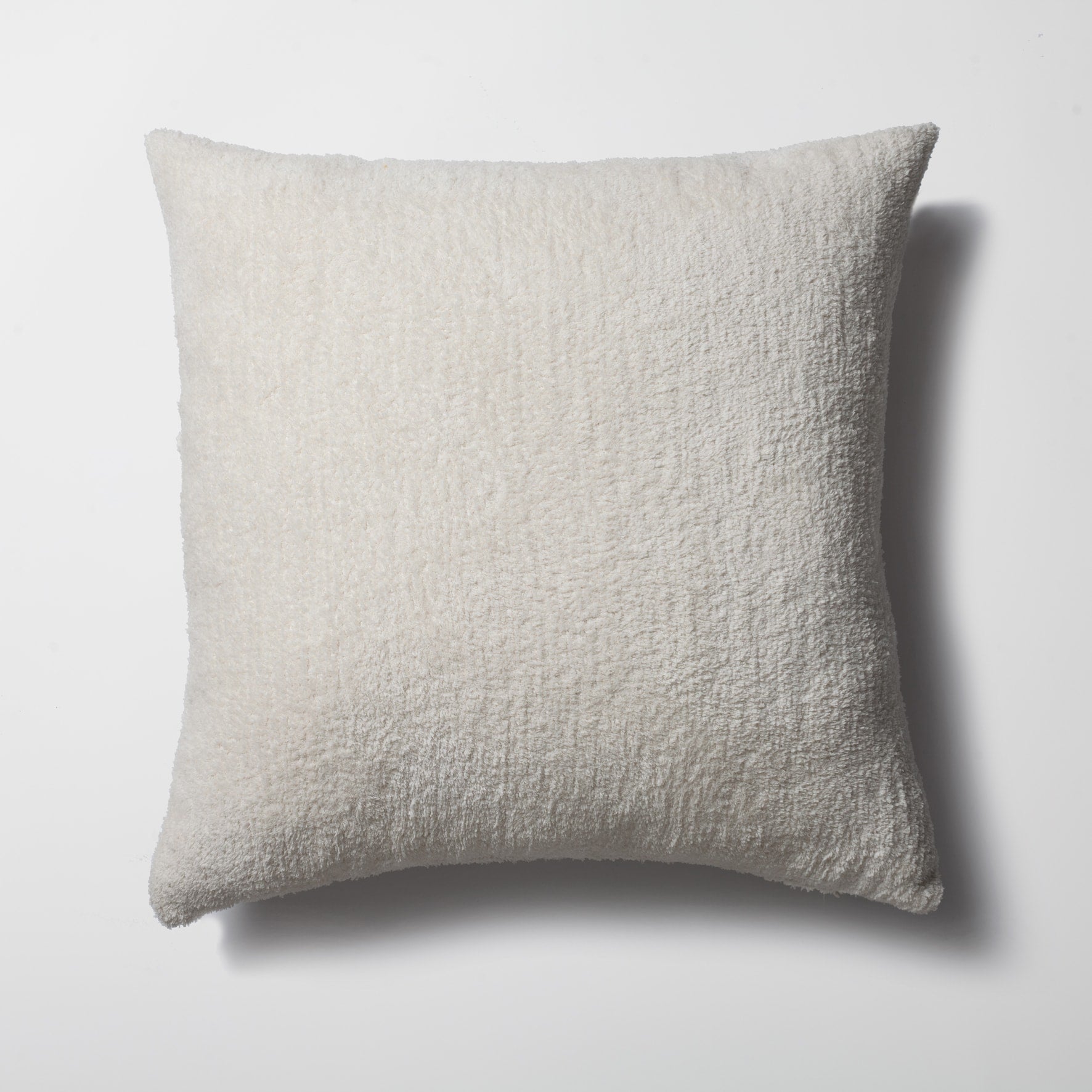 Cozy  - Sheepskin Dokulu Tüylü Kırlent 50x50 - Beyaz Kırlent