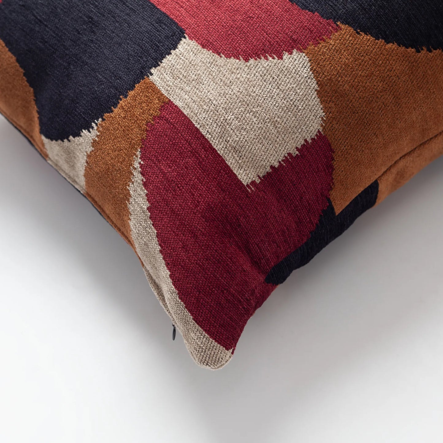 Otto - Geometrik Desenli Modern 35x70 Kırlent - Bordo