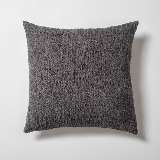 Cozy  - Sheepskin Dokulu Tüylü Kırlent 50x50 - Antrasit Kırlent