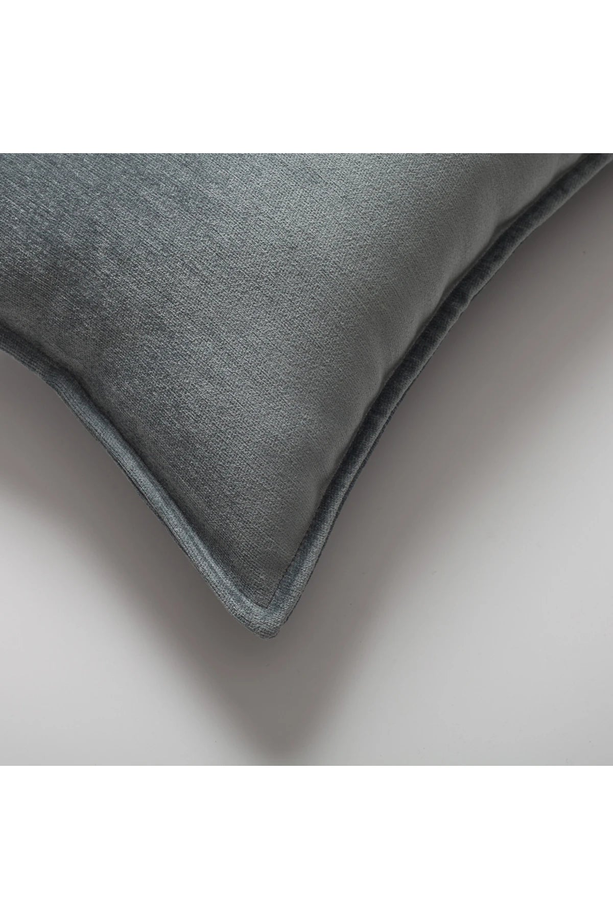 Eliza - Mavi Viskon Doğal Naturel Kırlent 50x50 - Mavi