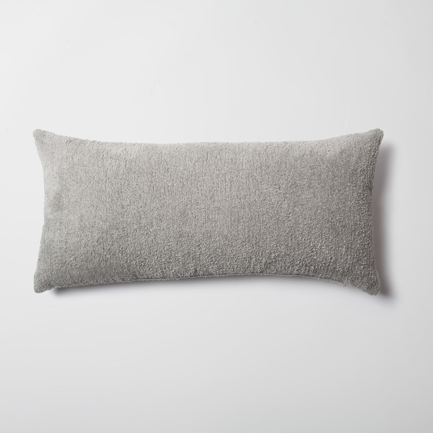 Cozy  - Sheepskin Dokulu Tüylü Kırlent 35x70 - Açık Gri Kırlent