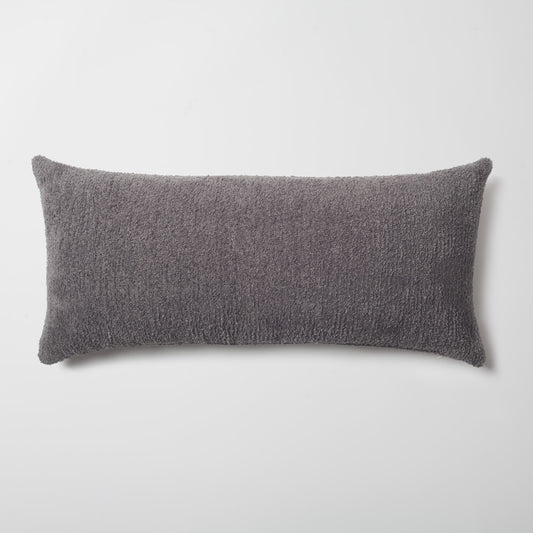 Cozy  - Sheepskin Dokulu Tüylü Kırlent 35x70 - Antrasit Kırlent