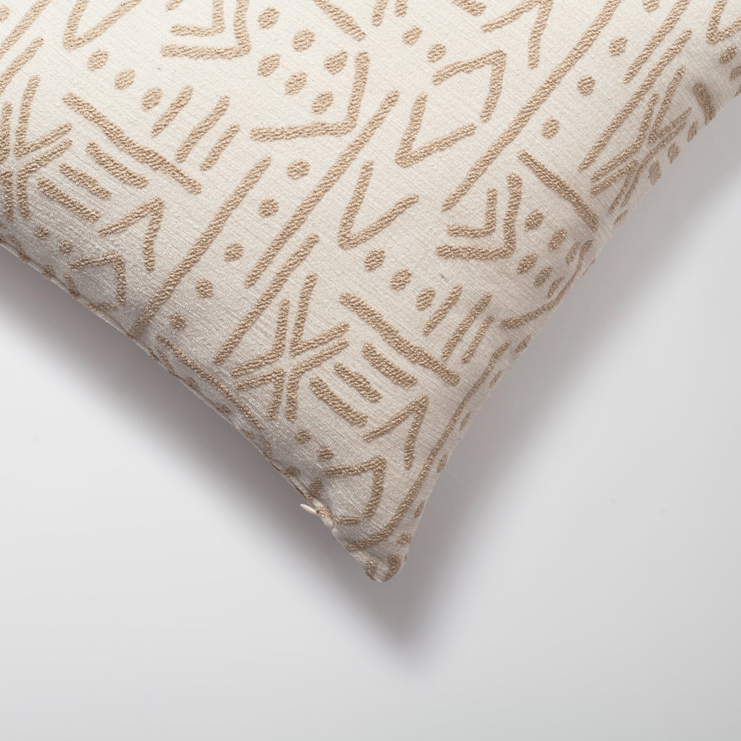 Icon - African Desenli 45x45 Kırlent - Krem