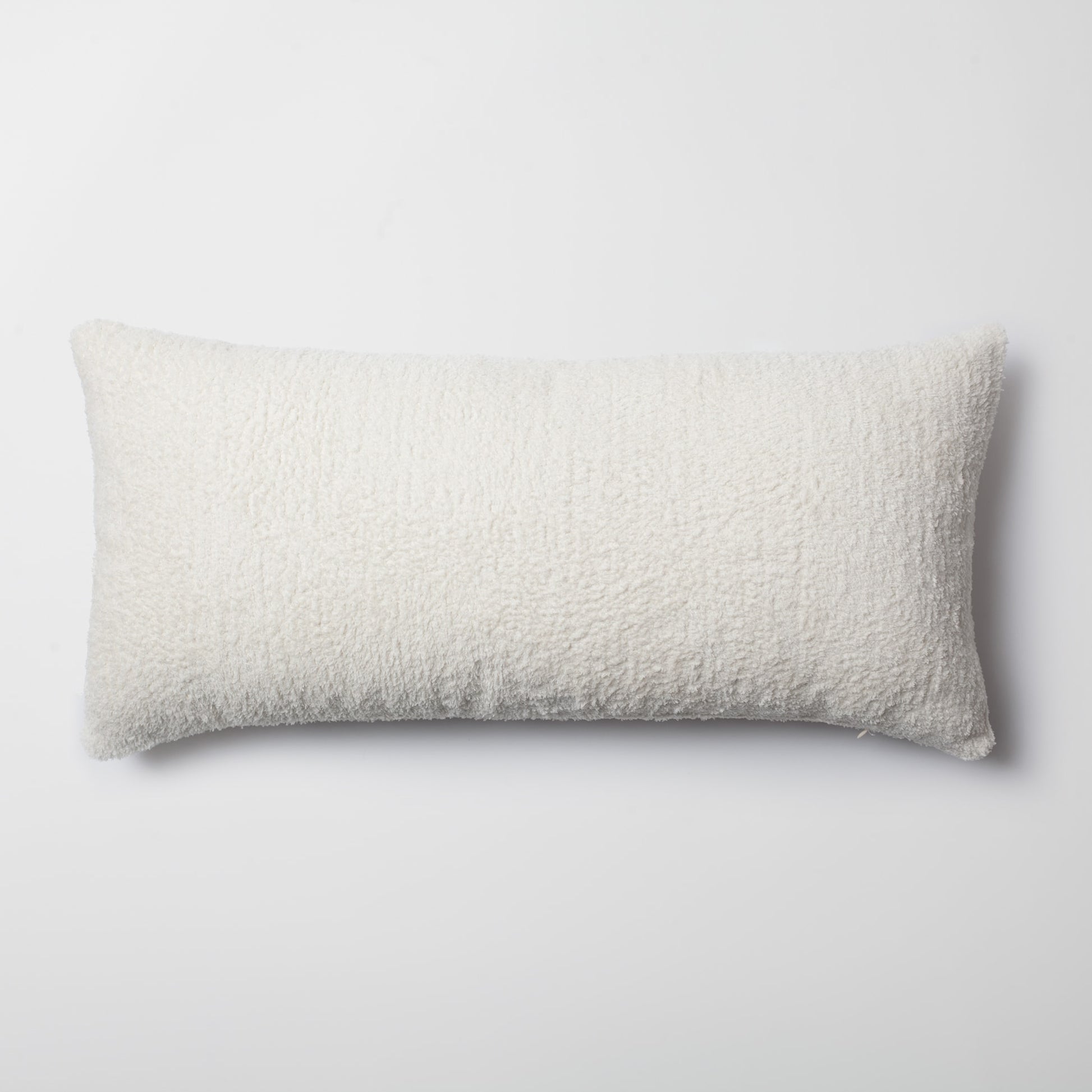 Cozy  - Sheepskin Dokulu Tüylü Kırlent 35x70 - Beyaz Kırlent