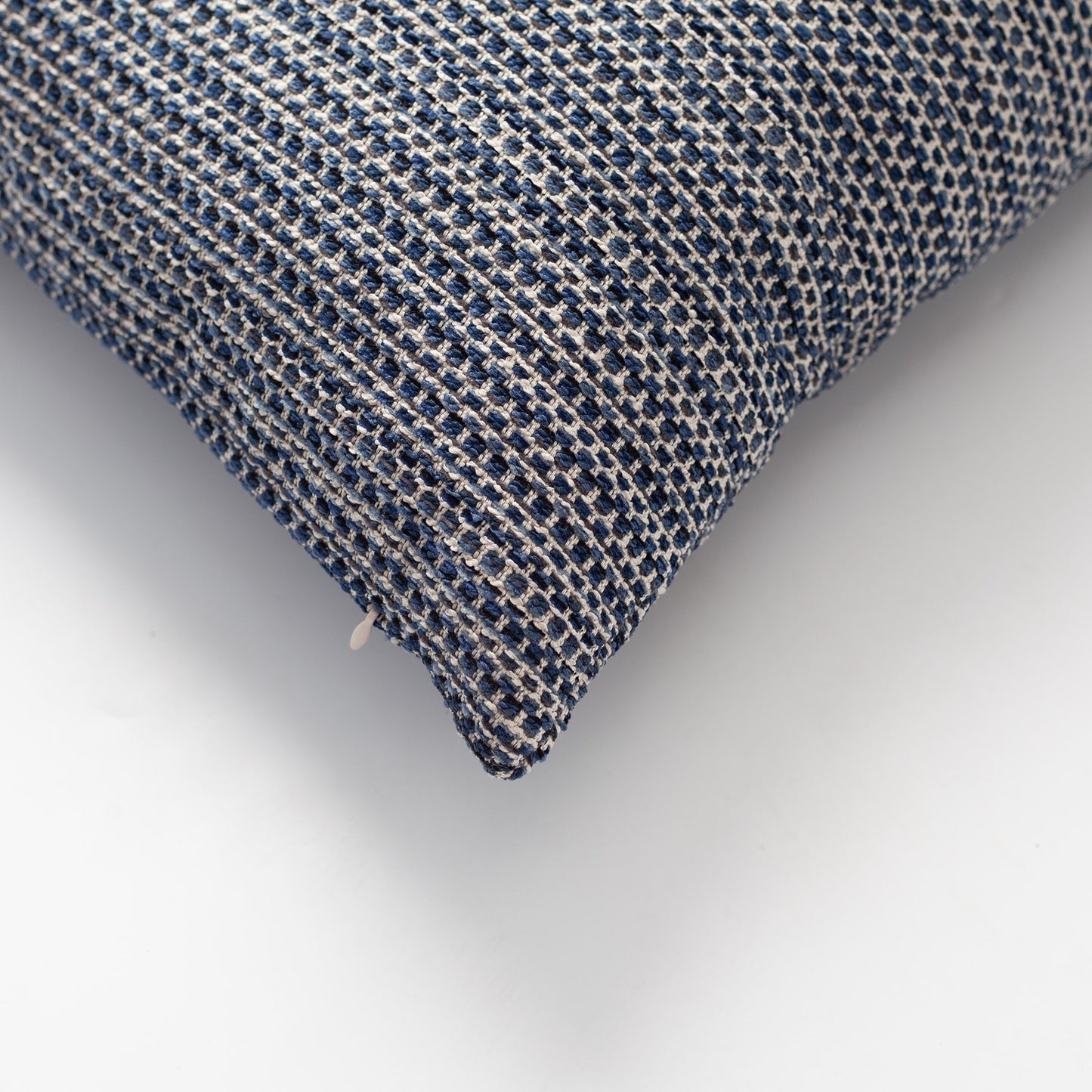 Kraft - Dokulu Natural Hareketli Desenli Kırlent 45x45 Lacivert