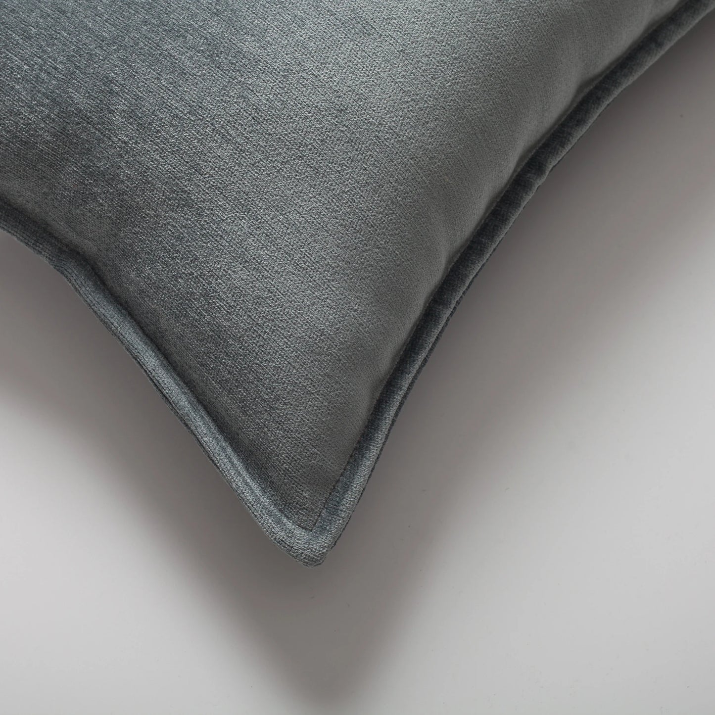 Eliza - Mavi Viskon Doğal Naturel Kırlent 40x60 - Mavi