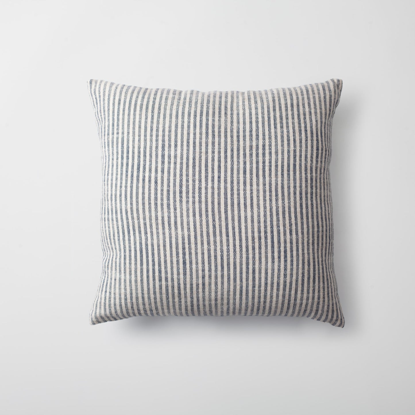 StripeOnStripe - Dekoratif Yastık - 3'lü Kombin Set - Mavi & Keten