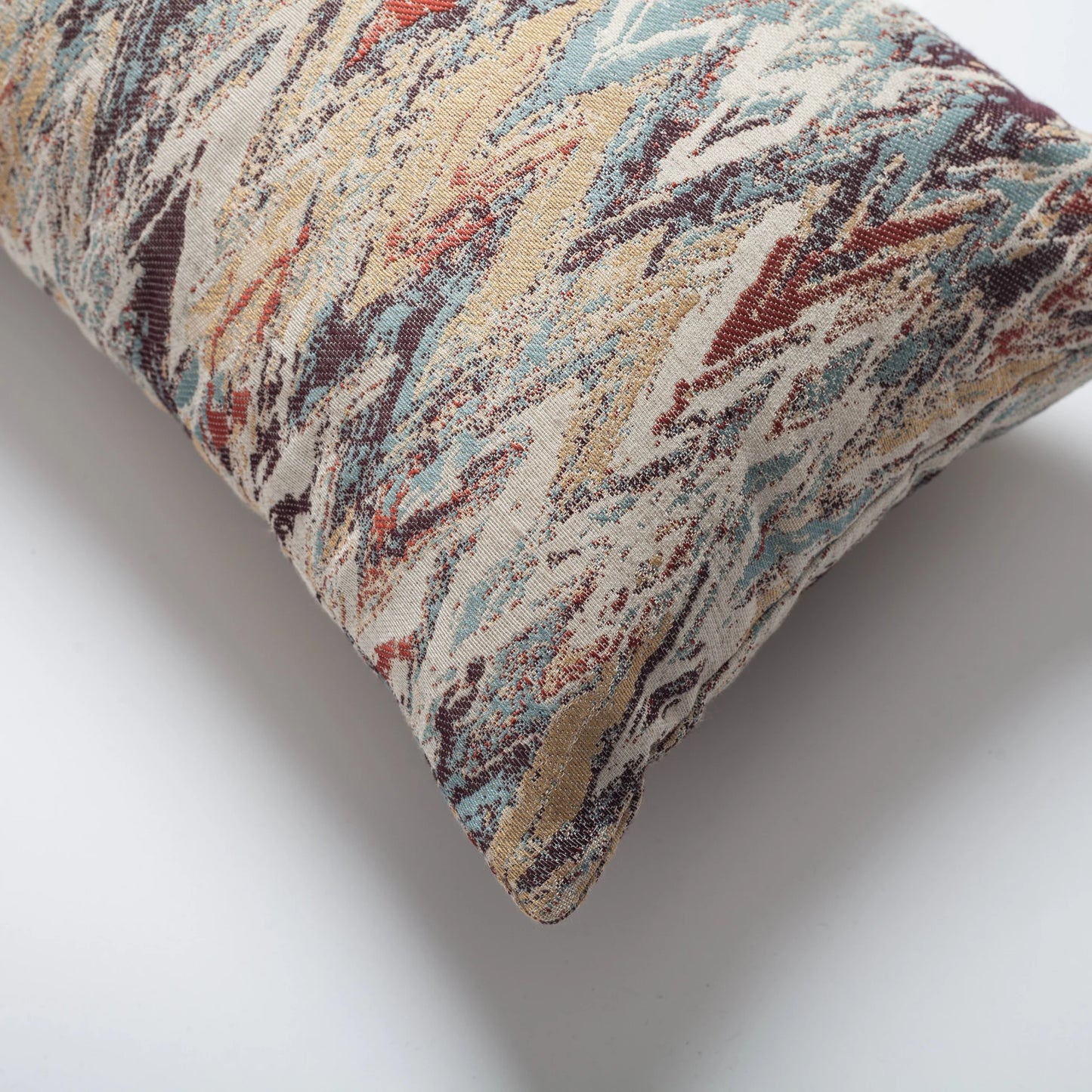 Genoa - Suluboya Efektli Desenli Kırlent 30x50