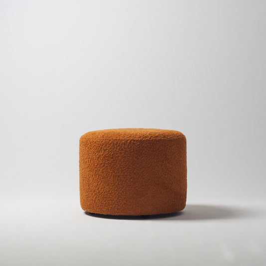 " Deco - Puf " - Yuvarlak Puf - Turuncu Puf
