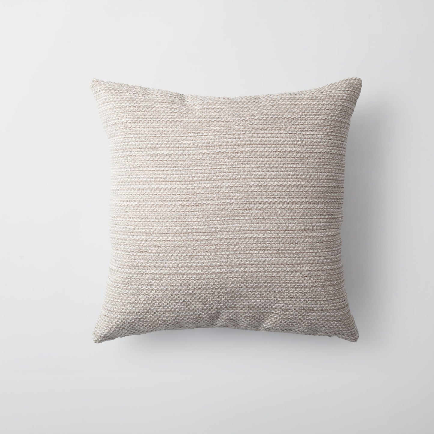 Kraft  - Dokulu Natural Hareketli Desenli Kırlent 45x45 Beyaz Kırlent