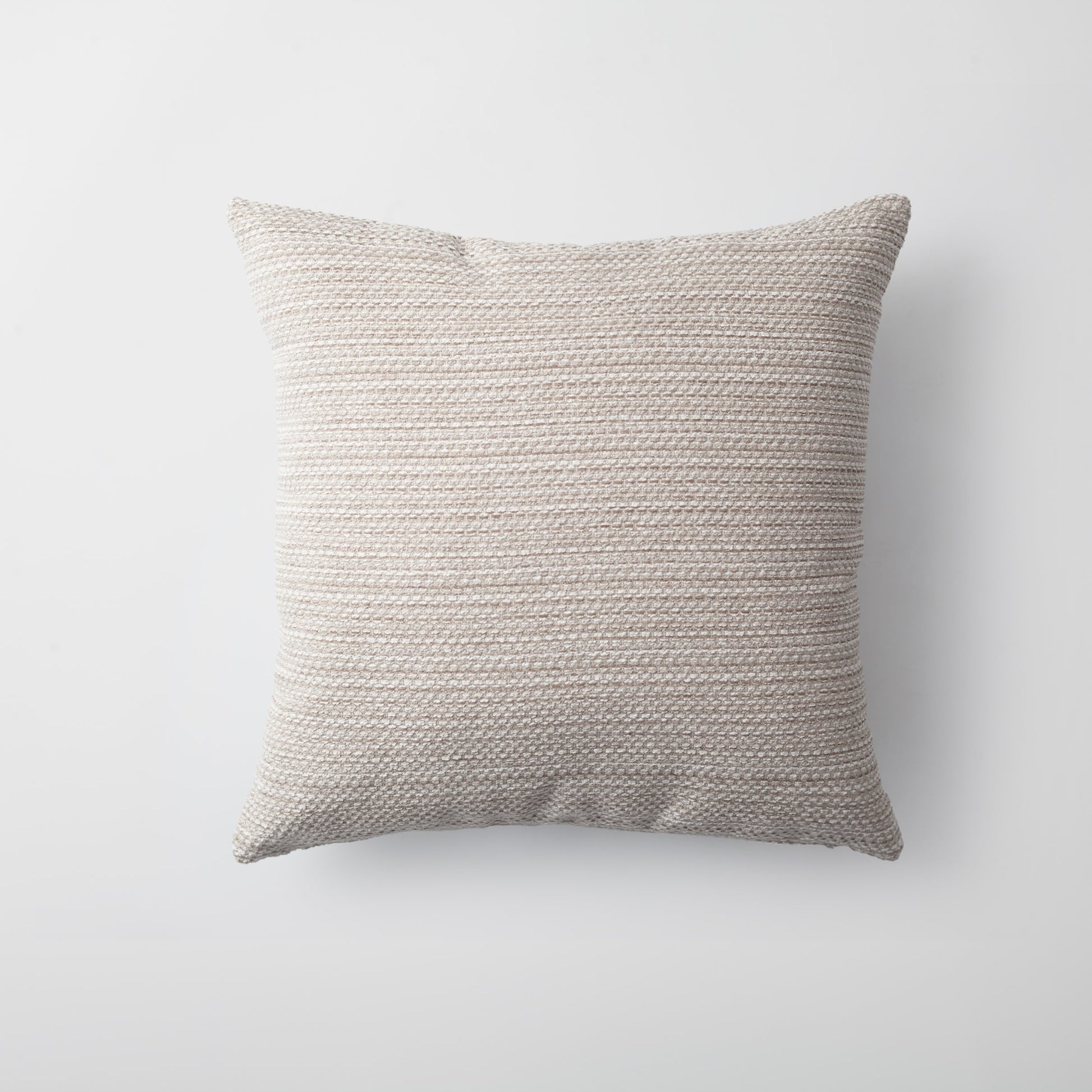 Kraft  - Dokulu Natural Hareketli Desenli Kırlent 45x45 Beyaz Kırlent