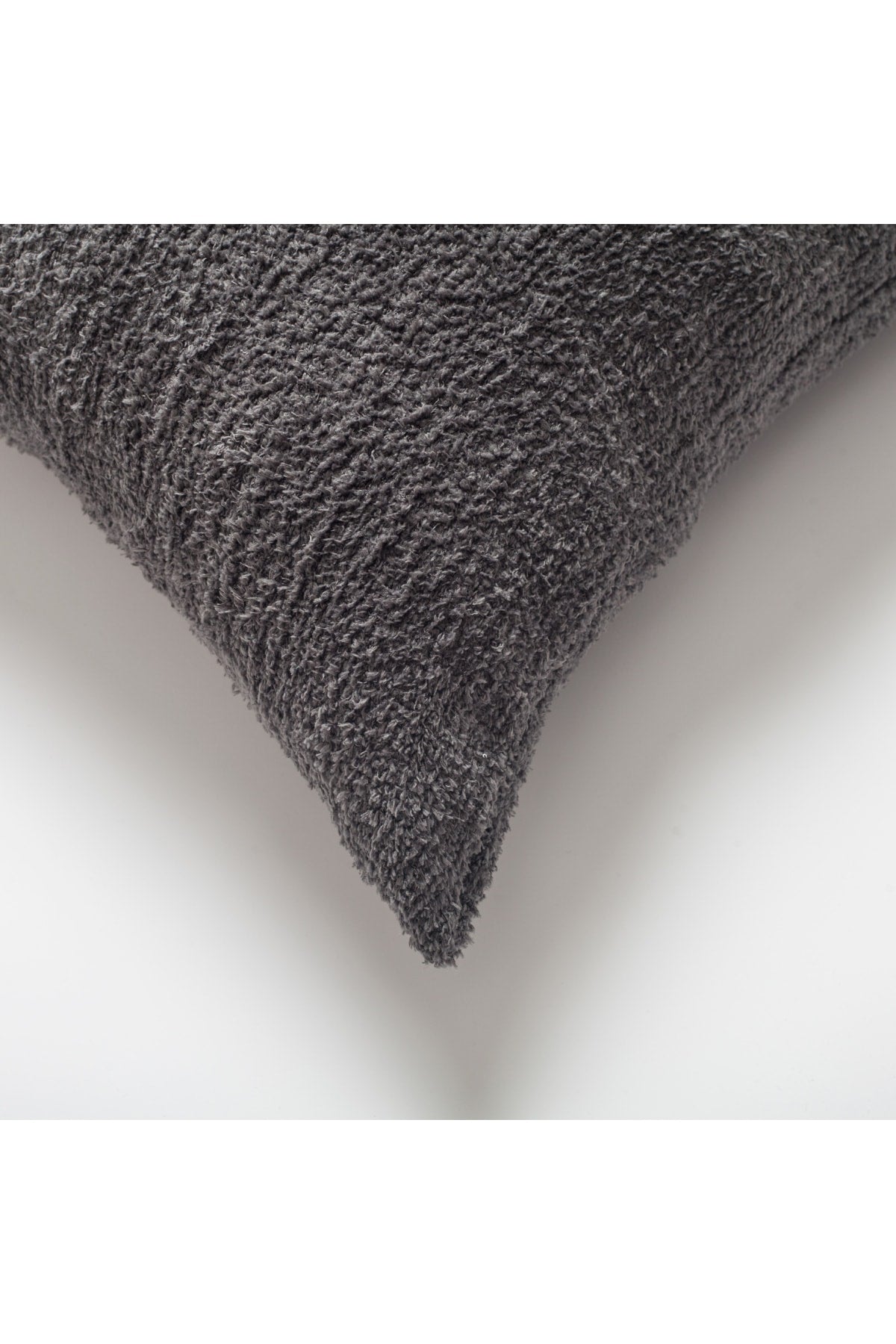 Cozy - Sheepskin Dokulu Tüylü Kırlent 50x50 - Antrasit