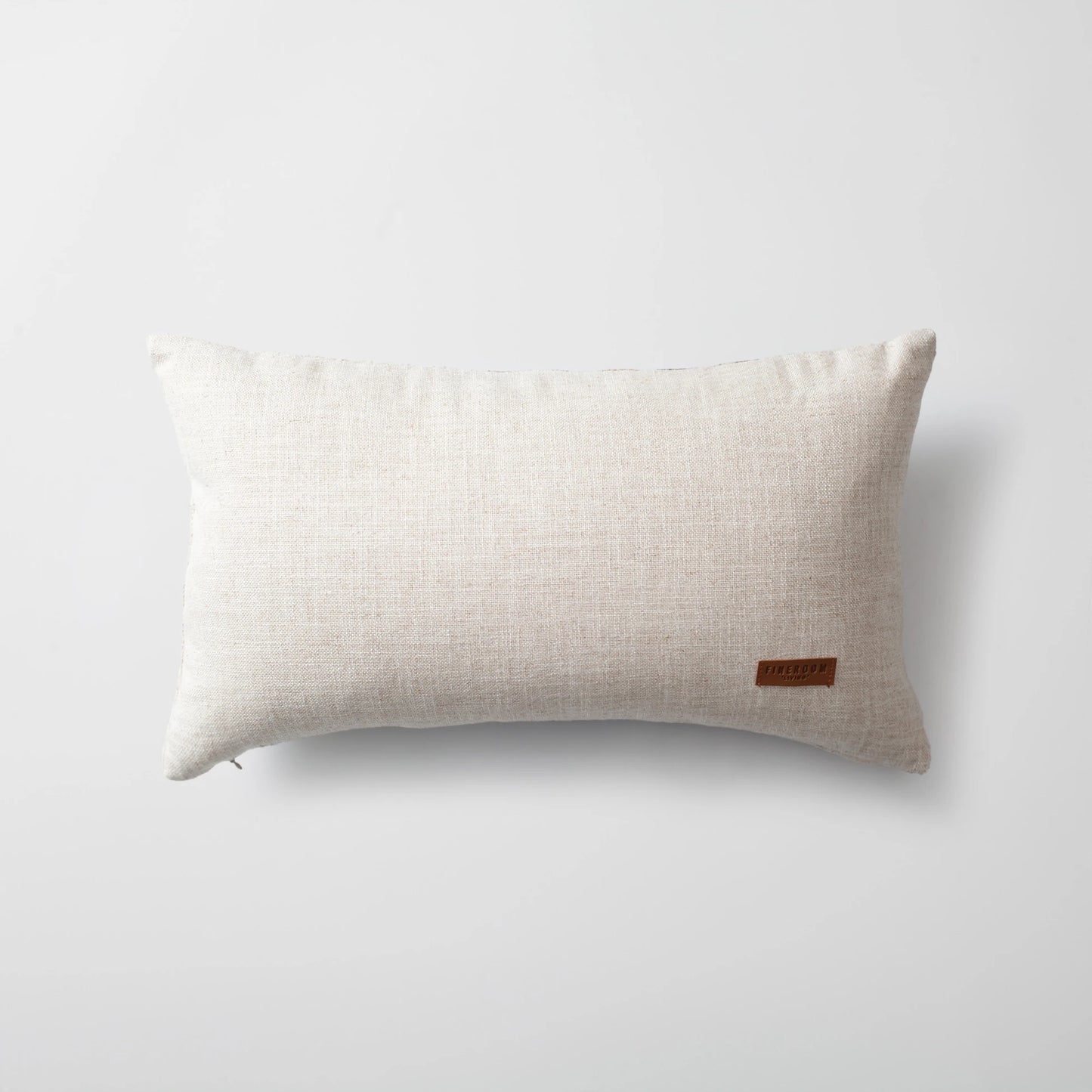 Combos - Keten Zemin Ve Dokuma Desenli Kırlent 30x50