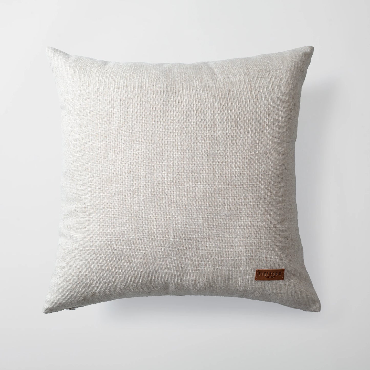 Combos - Keten Zemin Ve Dokuma Desenli Kırlent 50x50