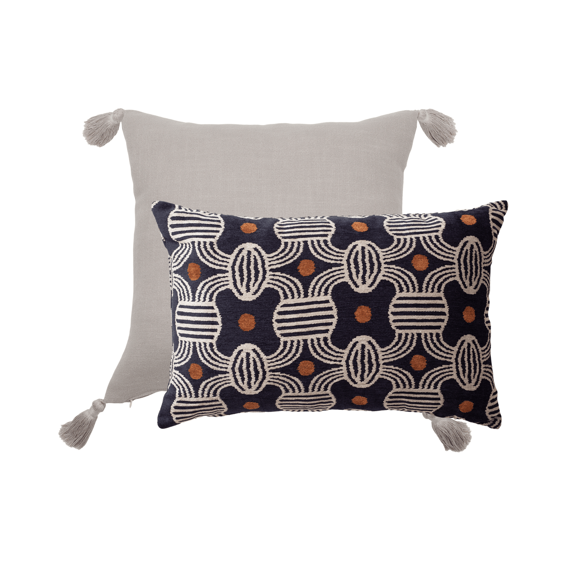 " Obika & Loom " - Dekoratif Yastık- 2'li Kombin Set Kırlent Set