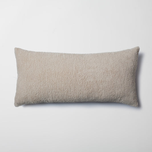 Cozy  - Sheepskin Dokulu Tüylü Kırlent 35x70 - Bej Kırlent