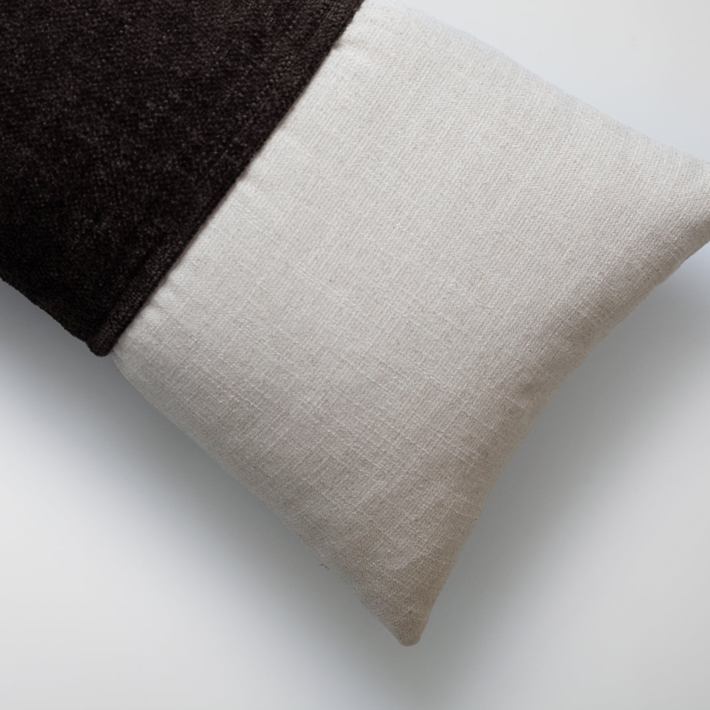 Borla & Belt - 3'lü Kırlent ve Geniş Yatak Runner Set - Koyu Kahve