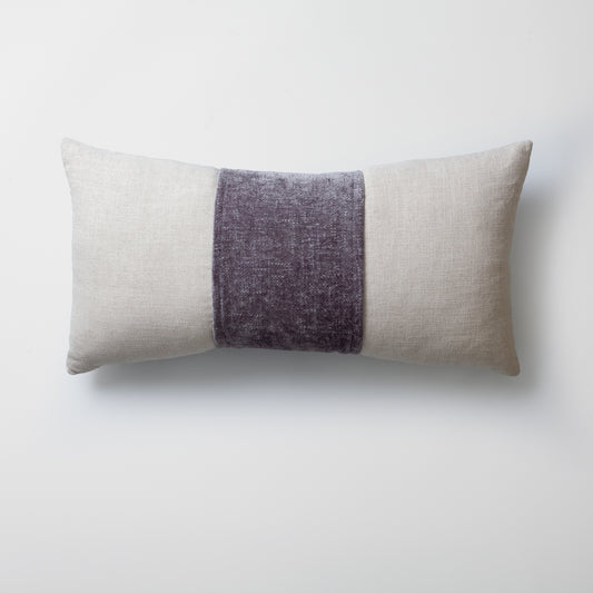 Belt - Kumaş Kemerli Dokuma Kırlent 35x70 - Gri