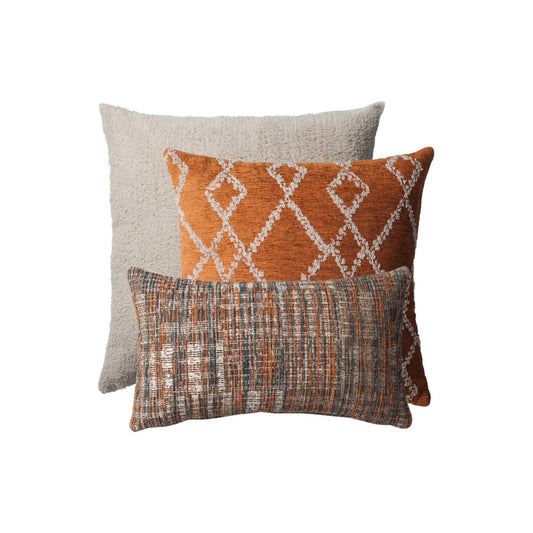 Cozy & Tweed - Dekoratif Yastık - 3'lü Kombin Set