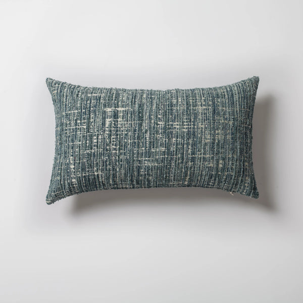 Mavi tüvit desenli kırlent kılıfı 30x50 cm
