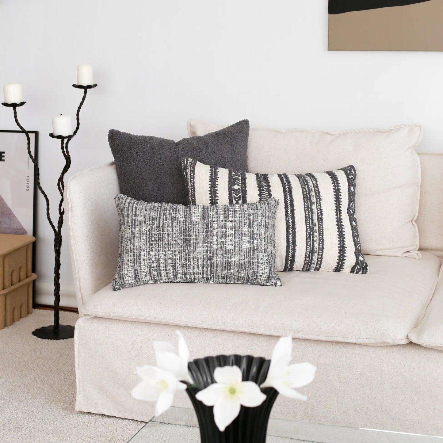 Cozy & Mitos 3'lü Kırlent Kombin Set