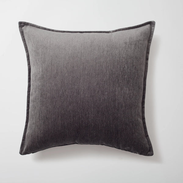 Antrasit viskon doğal naturel kırlent kılıfı 50x50 cm