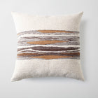 Combos - Keten Zemin Ve Dokuma Desenli Kırlent 50x50