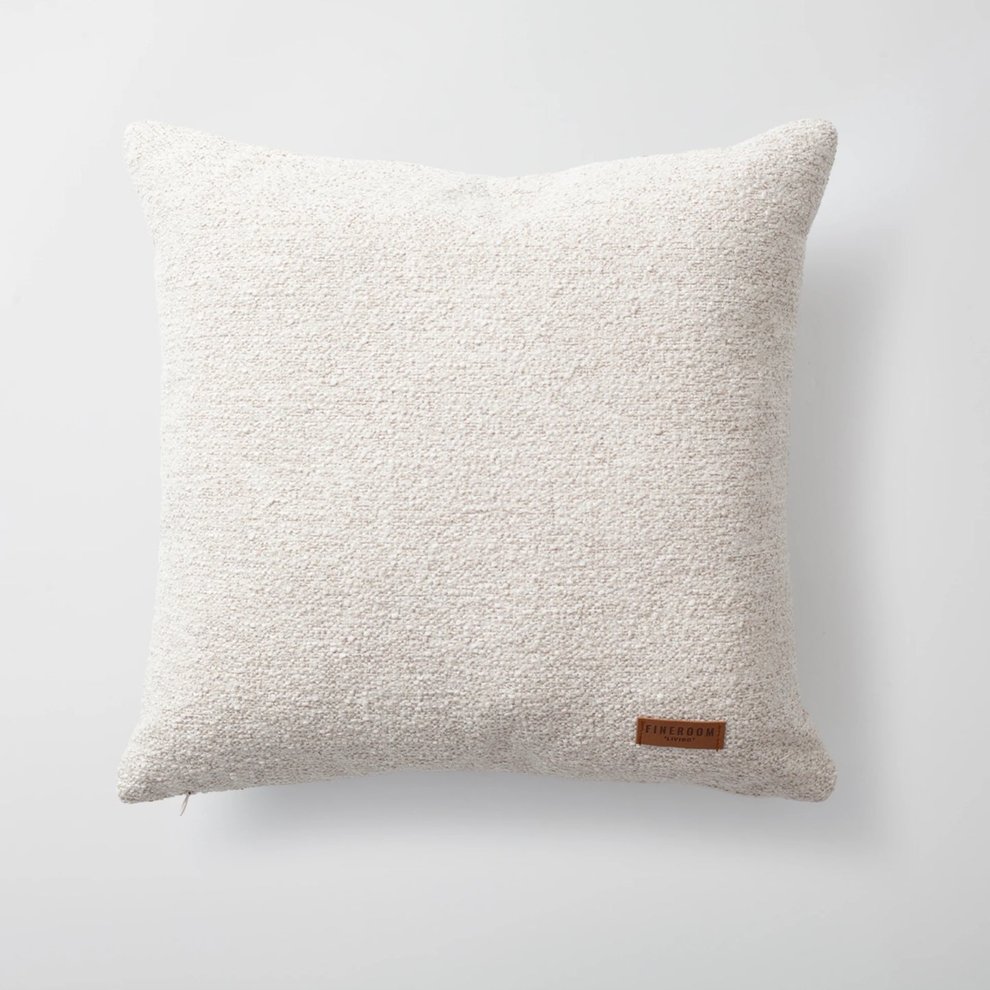 Oblique - Keten Verev Çizgili Desenli Kırlent 50x50 - Siyah