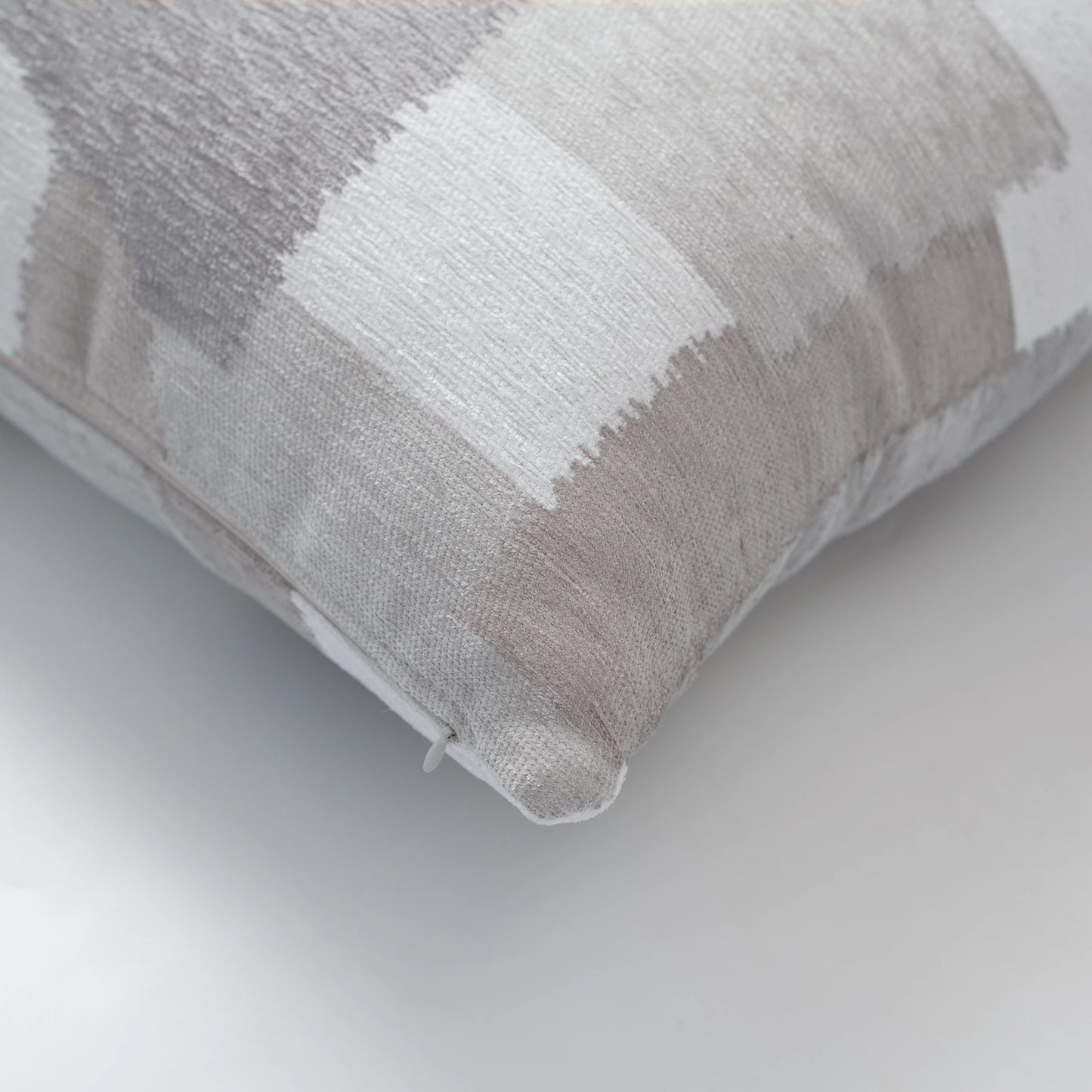 Otto - Geometrik Desenli Modern 50x50 Kırlent - Gri