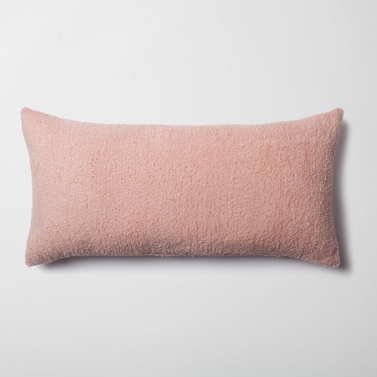 Cozy  - Sheepskin Dokulu Tüylü Kırlent 35x70 - Pembe Kırlent