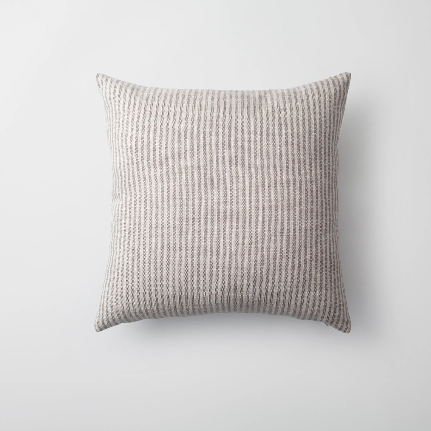 StripeOnStripe - Dekoratif Yastık - 3'lü Kombin Set - Gri & Keten