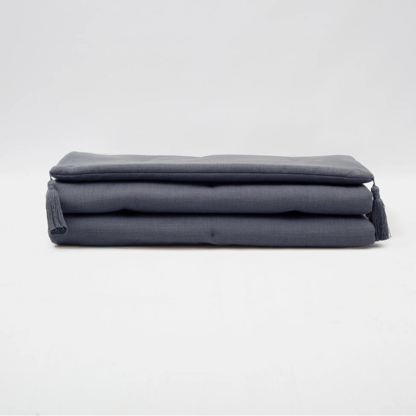 Lusso & Loom Nevresim Takımı + Runner 2 Yastıklı Set - Koyu Gri