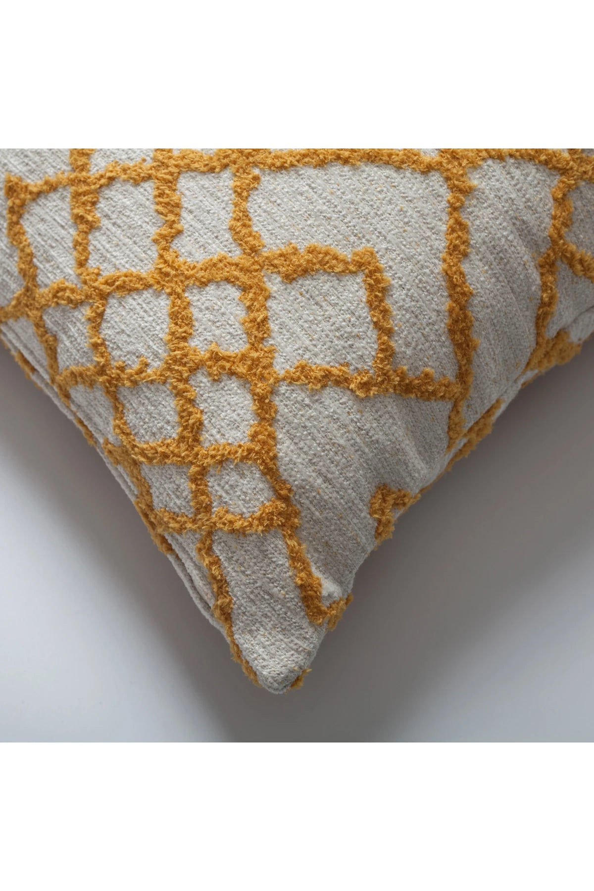 Maya - Etnik Kilim Desenli Kırlent 50x50 - Sarı