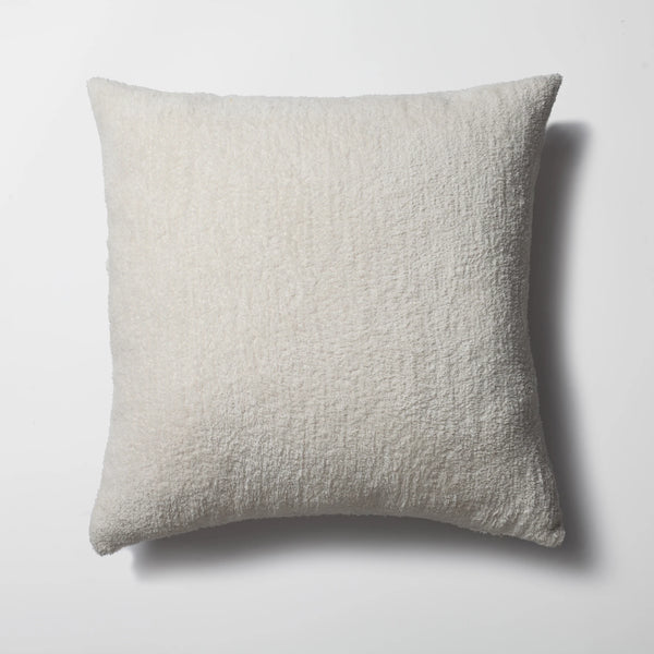 Beyaz sheepskin dokulu tüylü kırlent kılıfı 50x50 cm