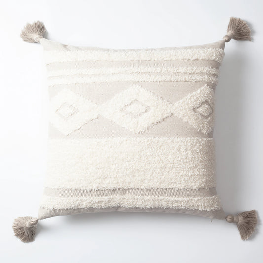 Quba - Etnik Desenli 50x50 Kırlent Keten