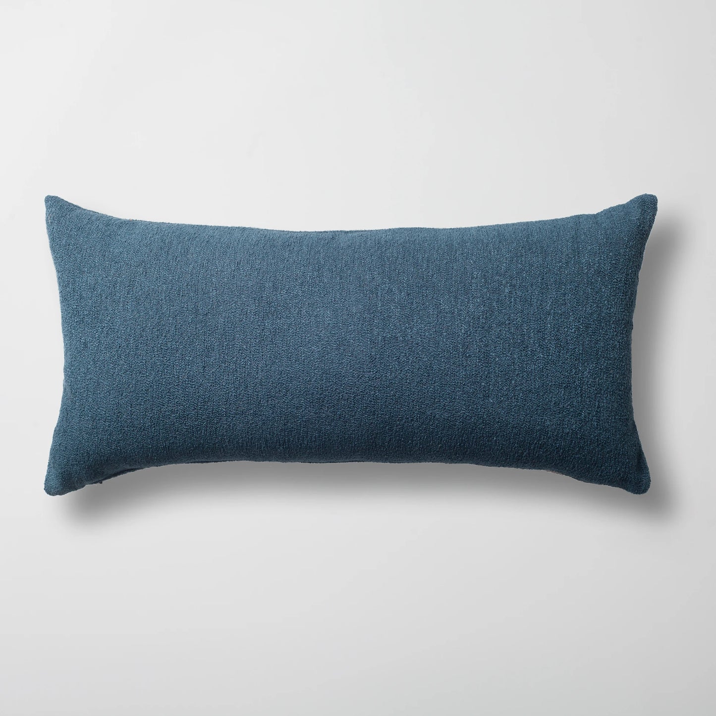 Julia - Düz Bukle Dokuma Lumbar Kırlent 35x70 - Petrol