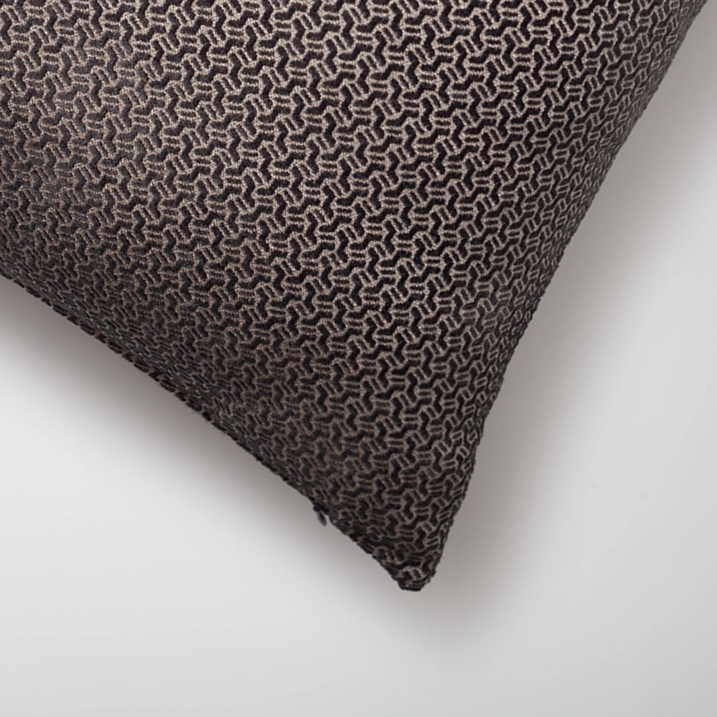 Arte - Geometrik Desenli 50x50 Kırlent - Antrasit