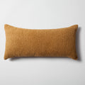 Cozy - Sheepskin Dokulu Tüylü Kırlent 35x70 - Hardal