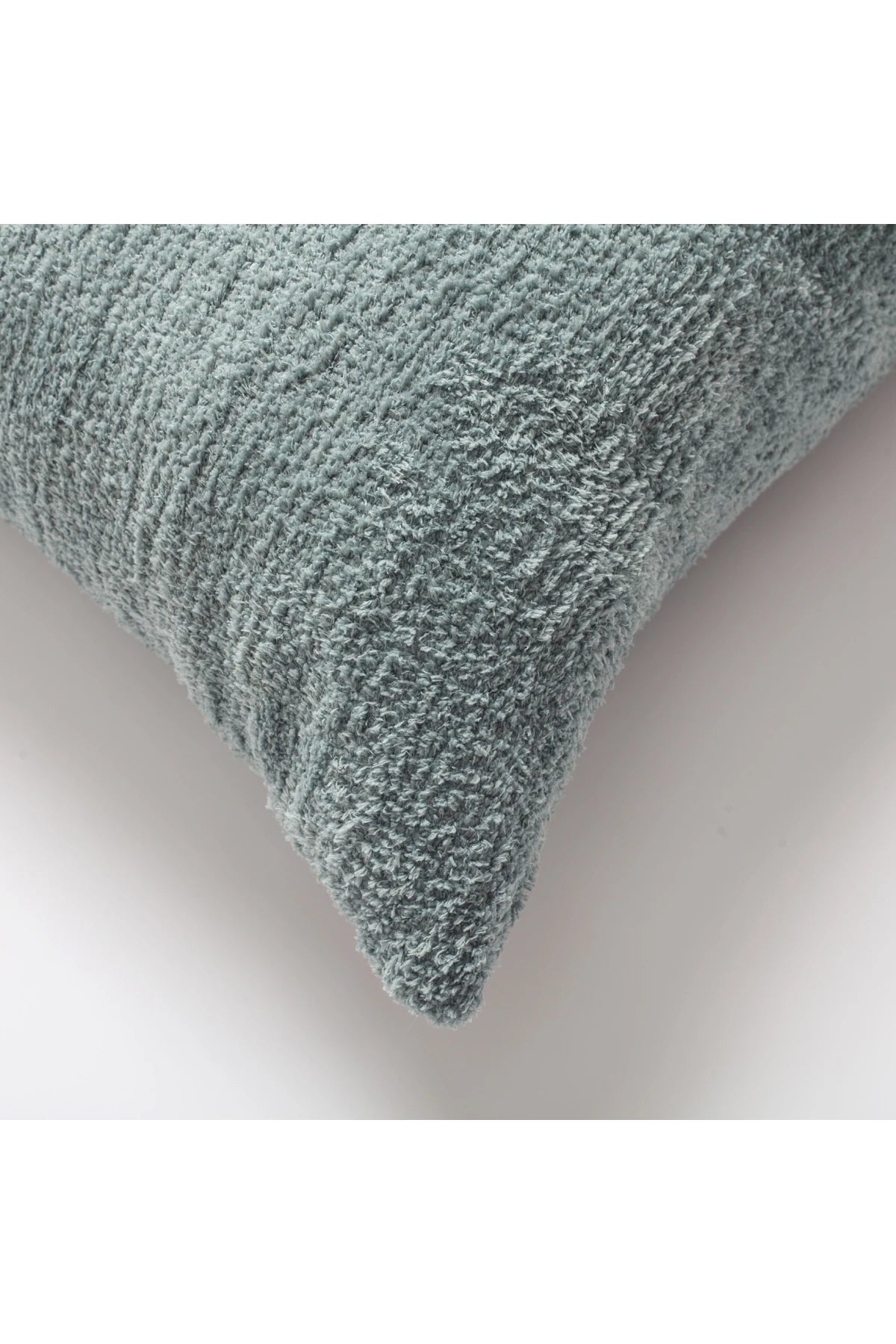 Cozy - Sheepskin Dokulu Tüylü Kırlent 50x50 - Açık Mavi