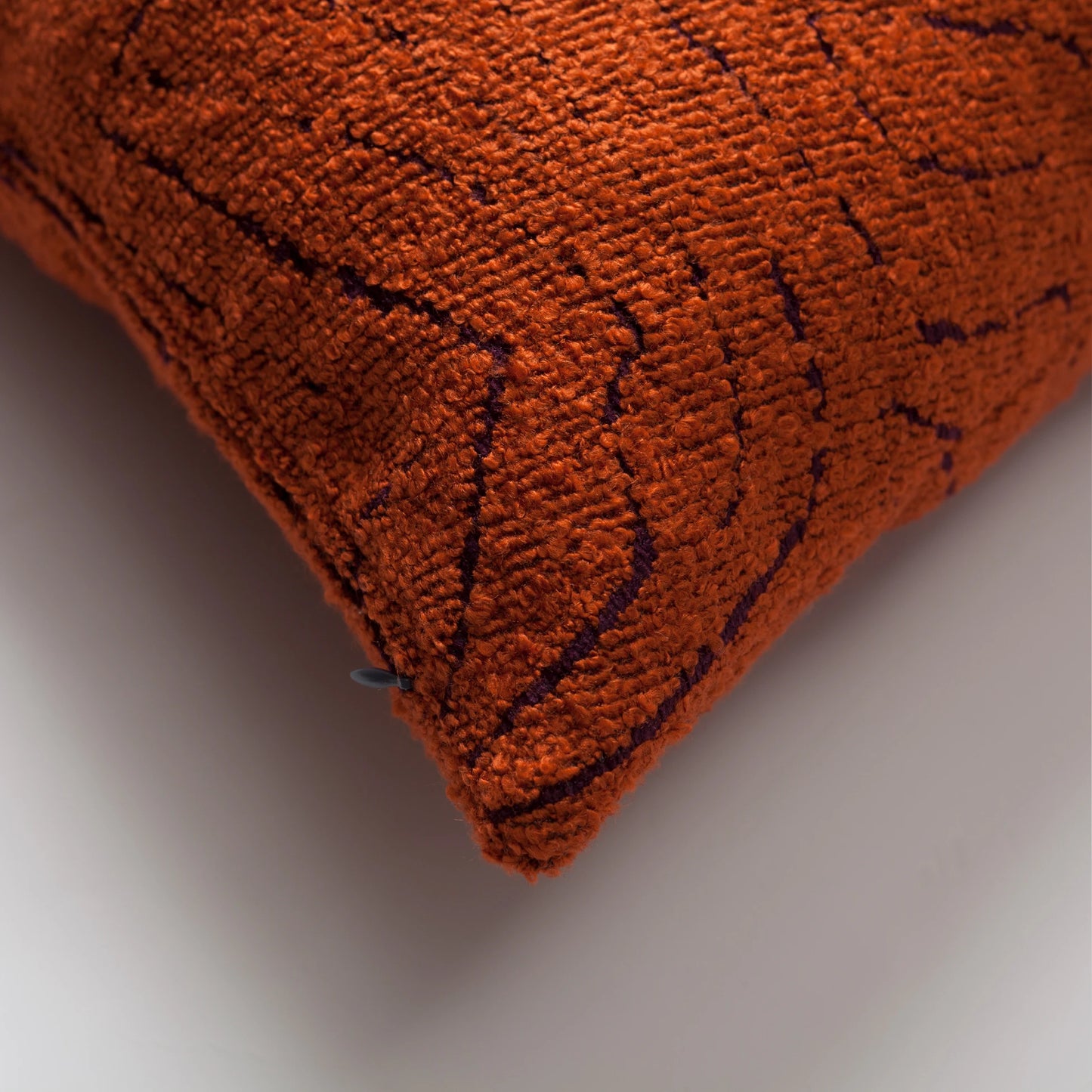 Amorf - Soyut Desenli 50x50 Kırlent - Turuncu