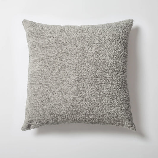 Açık gri sheepskin dokulu tüylü kırlent kılıfı 50x50 cm