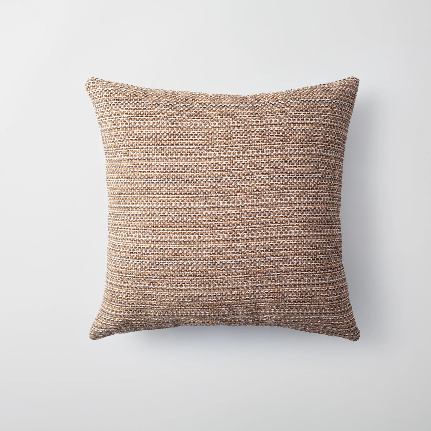 Kraft - Dokulu Natural Hareketli Desenli Kırlent 45x45 Hardal