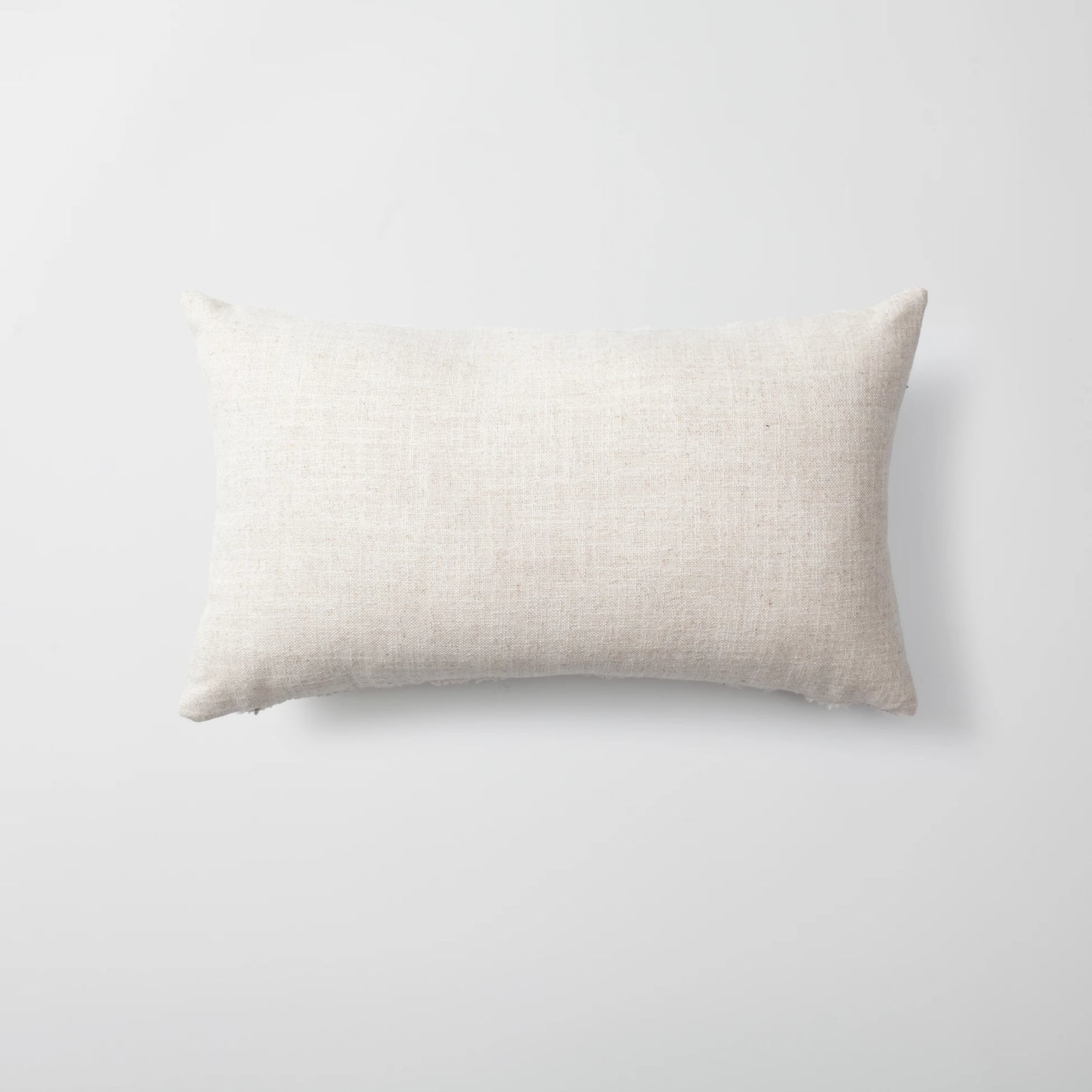 Etnik desenli keten kırlent kılıfı 30x50 cm