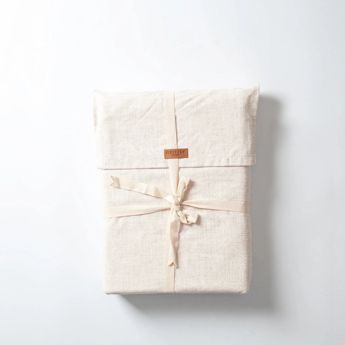 Lusso %100 Pamuk Çift Kişilik Antrasit Biyeli Beyaz Nevresim Takımı