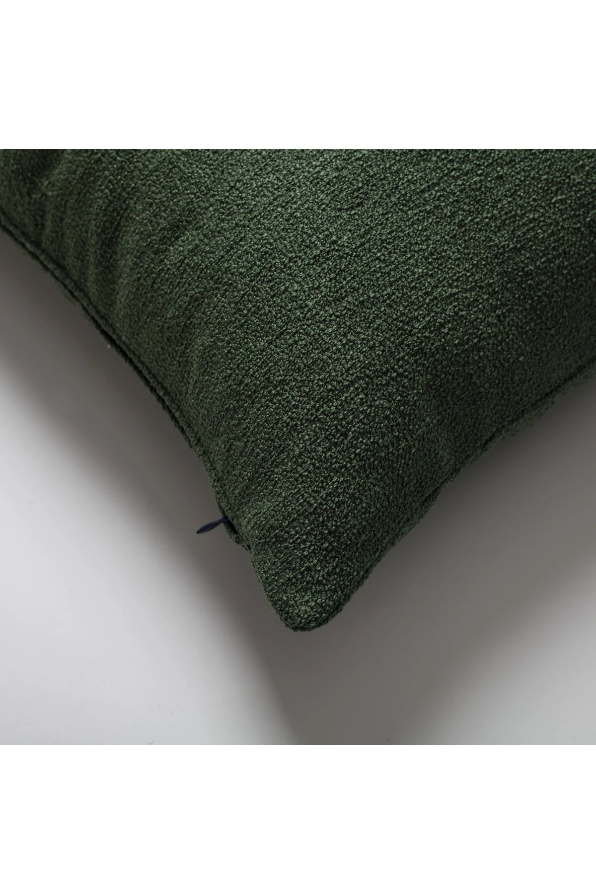 Julia - Düz Bukle Dokuma Kare Kırlent 50x50 - Yeşil