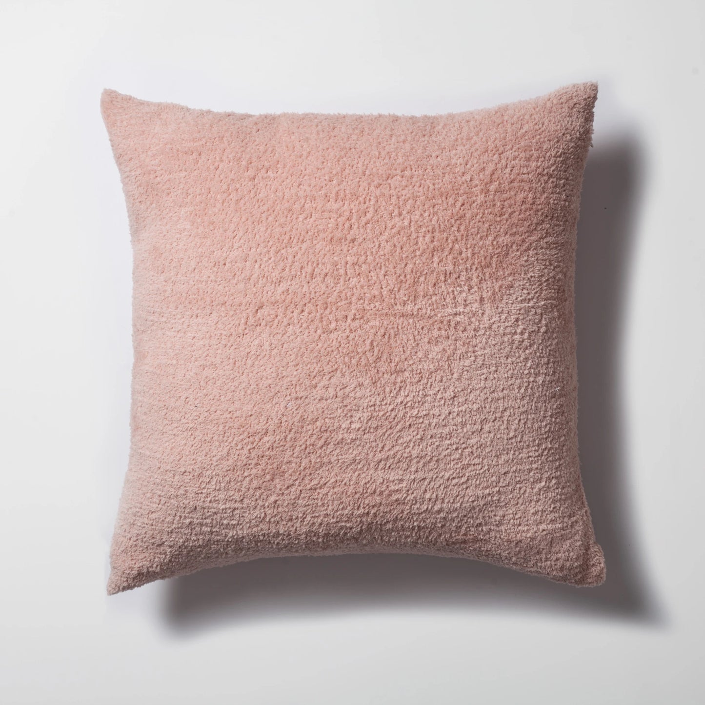 Cozy - Sheepskin Dokulu Tüylü Kırlent 50x50 - Pembe